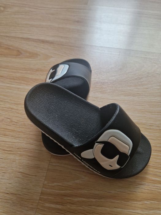 Karl Lagerfeld нови кожени чехли