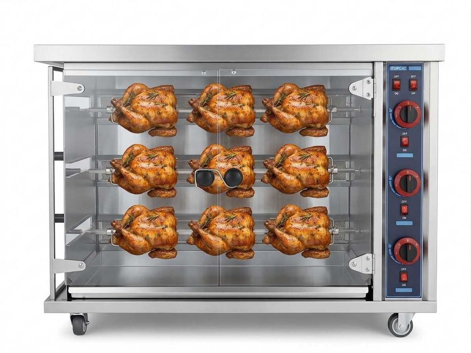 Cuptor rotiserie gaz 12-15 PUI TRANSPORT INCLUS