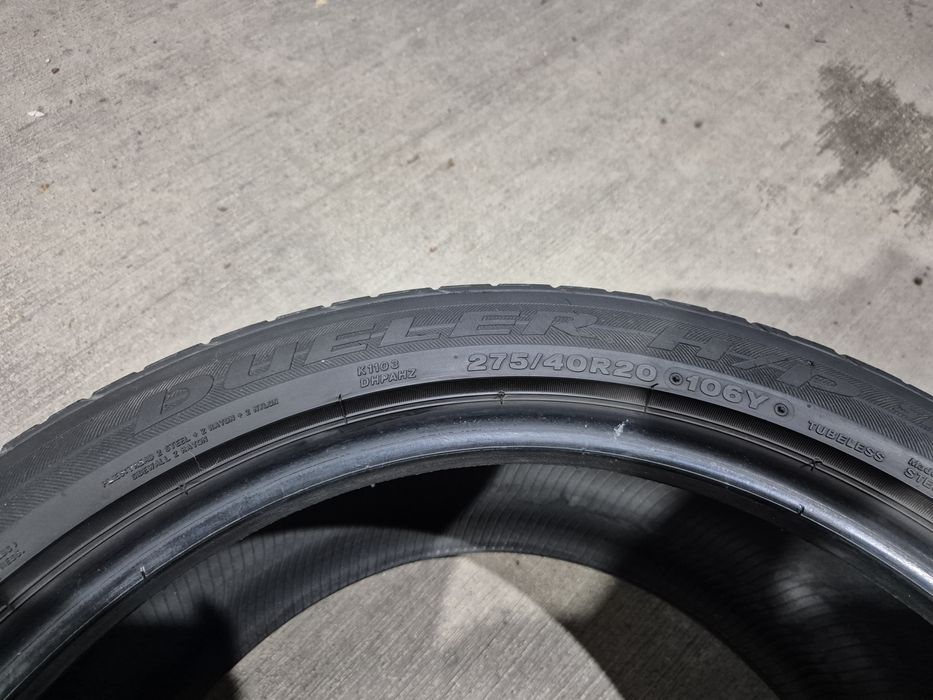 2x 275/40/20 Bridgestone Dueler H/P Sport RFT
