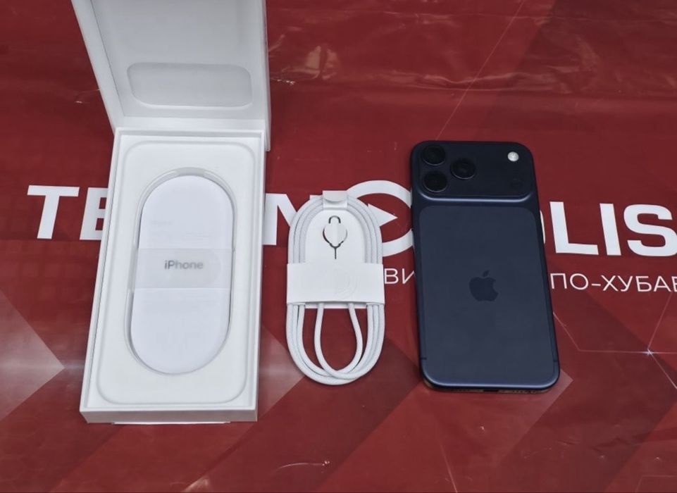 КАТО НОВ 256GB iPhone 17 Pro Max Гаранция Технополис 2028 Blue | Син