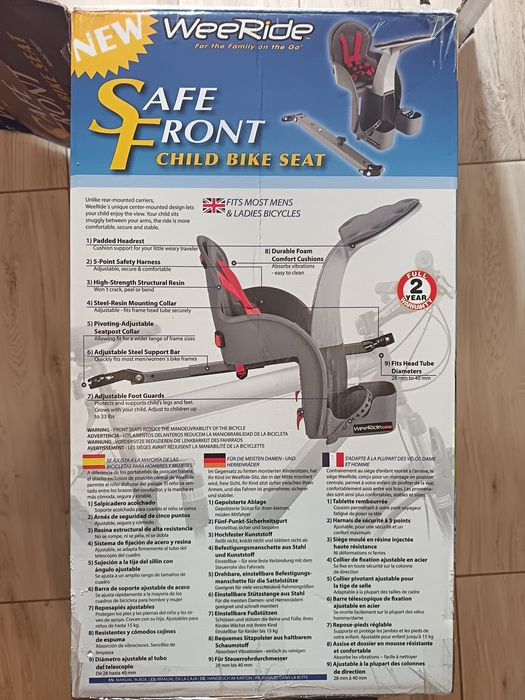 Scaun copii pt bicicleta, frontal