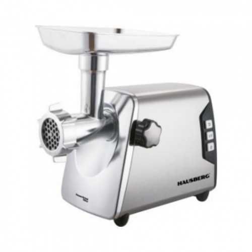 Електрическа месомелачка Hausberg HB-3460 – 2500W, неръждаемо тяло, 2kg/min