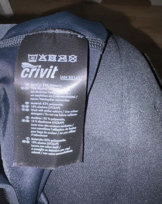 Pantaloni ciclism trei sferturi bărbați Crivit mărimea XL