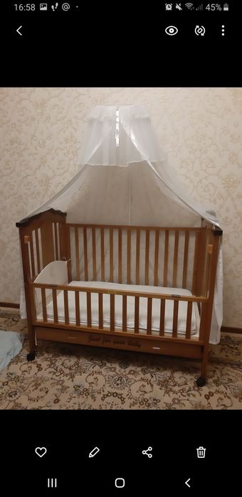 Срочно продаю Детскую кроватку