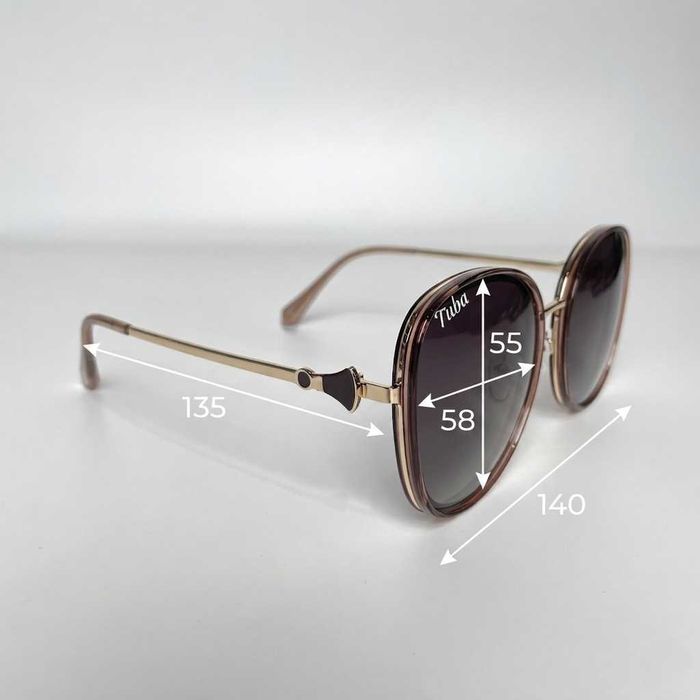 Солнцезащитные поляризационные градиент очки SUN-CP9615-Coffee
