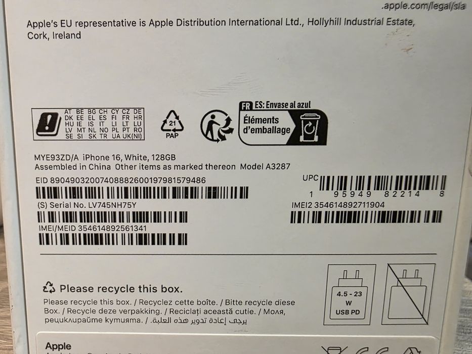 iPhone 16 – Full BOX