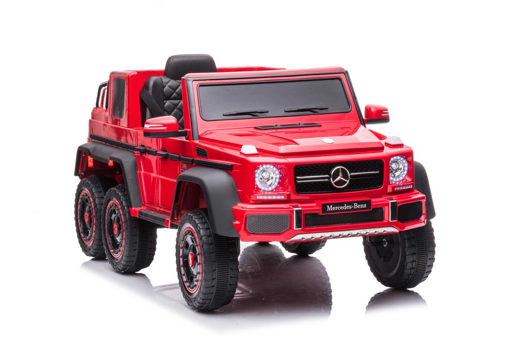 Masinuta electrica Mercedes G63 6x6 210W 12V 10Ah RED