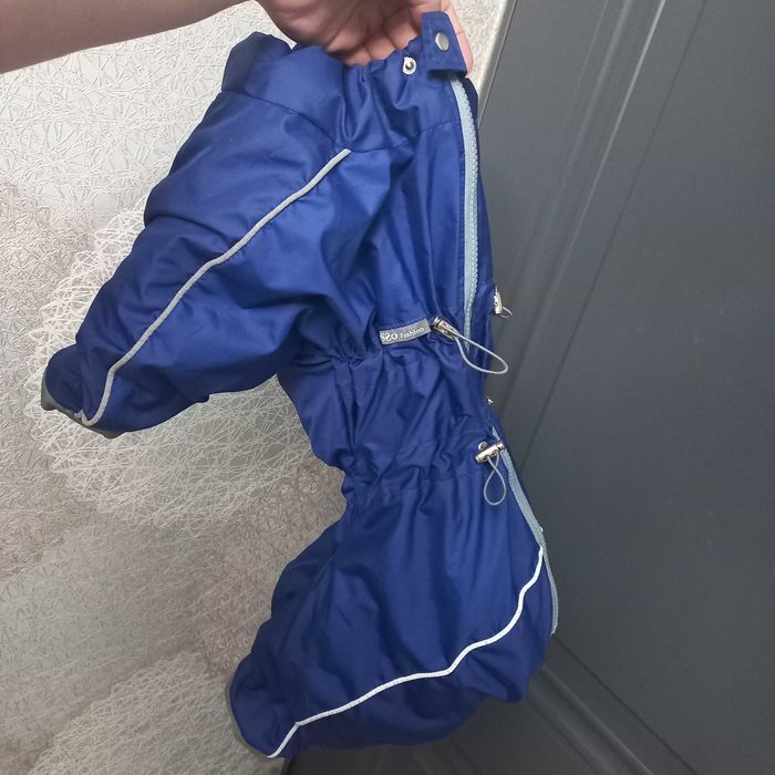 зимний комбинезон на собаку таксу