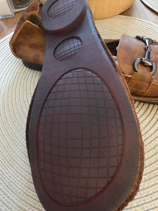 Кожени мокасини ,светлокафяви