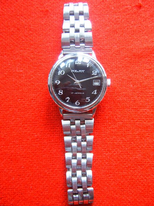 Poljot 17 jewels USSR black dial ! Мъжки ръчен часовник,като нов !