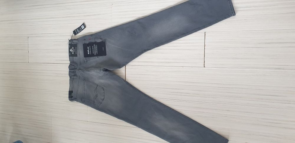 Replay Milano Anbass  Stretch Slim Fit 34/34 НОВО ОРИГИНАЛ Мъжки Дънки
