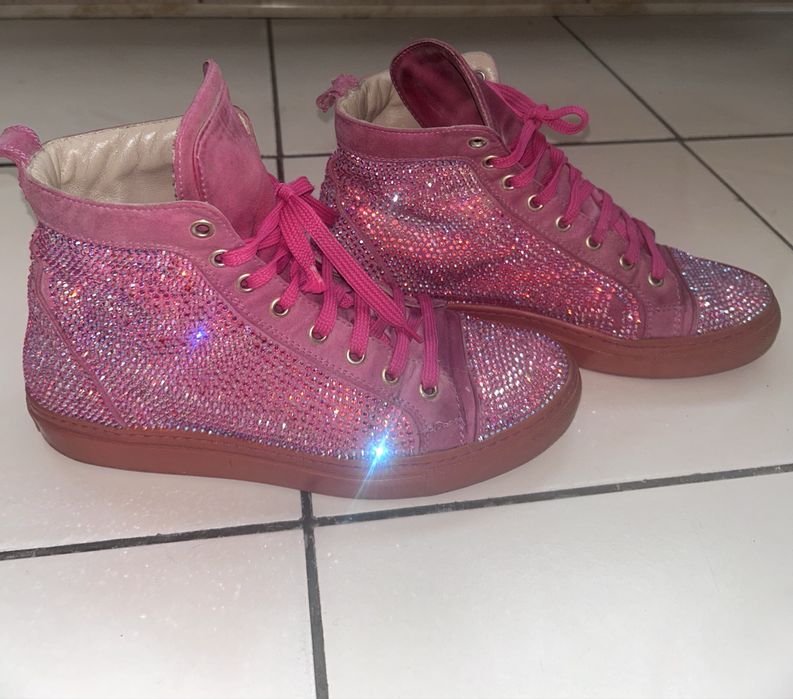 Sneakers LE SILLA cu cristale Swarovski – originali, mărimea 36