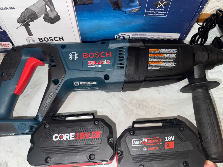 Перфоратор Bosch GBH18V-26DN Professional–Аккумуляторный, SDS-plus