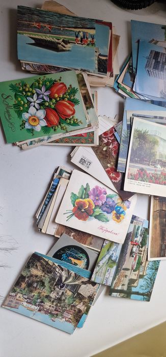 Открытки, Винтажный набор советских открыток почтовые открытки.