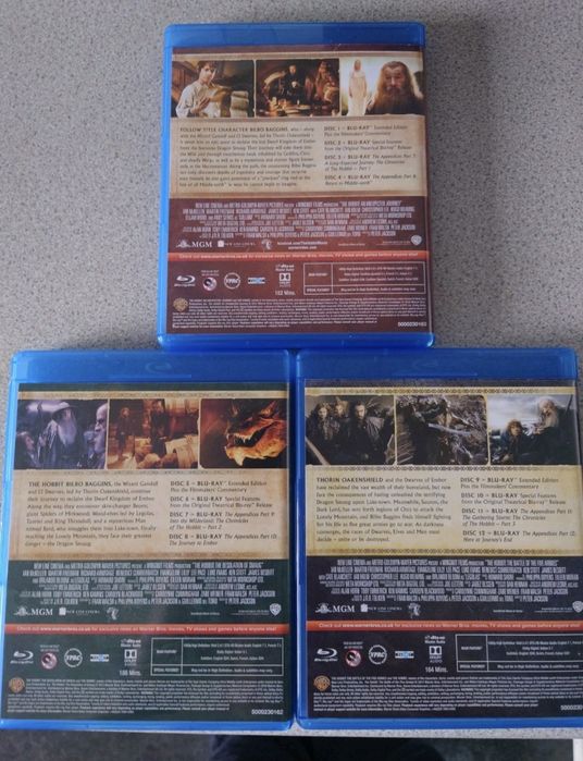 The Hobbit + The Lord of The Rings: Extended Trilogies (30 - Disc Set) (Bluray)