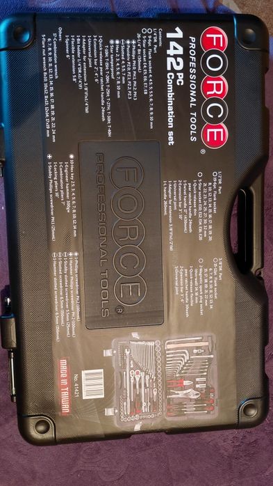 Новый набор инструментов FORCE Professional Tools — 142 предмета