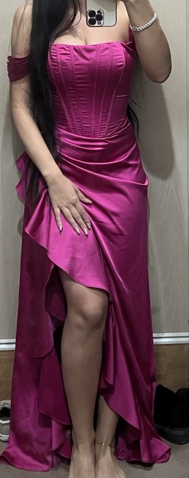 Вечернее платье в пол, длинное