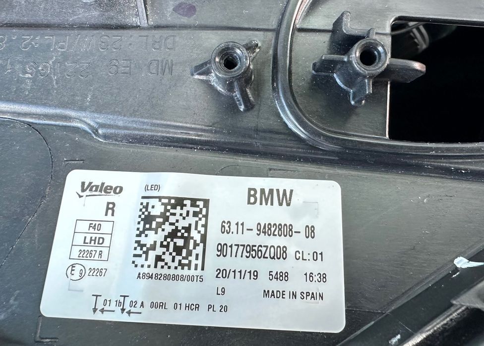 Фарове far BMW LED фар за Бмв Ф40 Bmw 1 F40