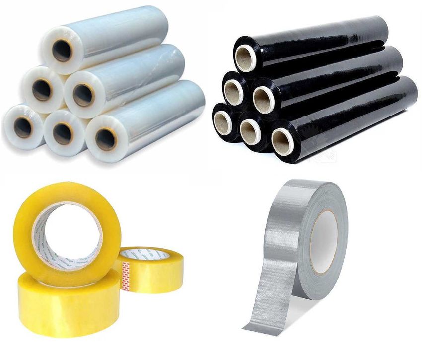 Стрейч пленка, стретч пленка 17, 20, 23 микрон. Скотч упаковочный.