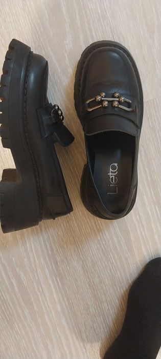 Лоферы чёрные 36 размер