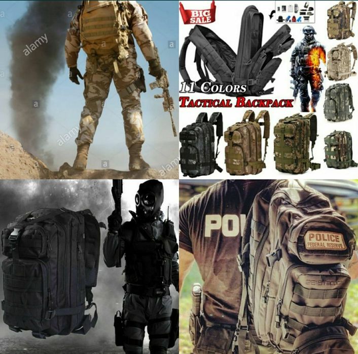 Airsoft тактическа раница водоустойчива военна туризъм лов спорт