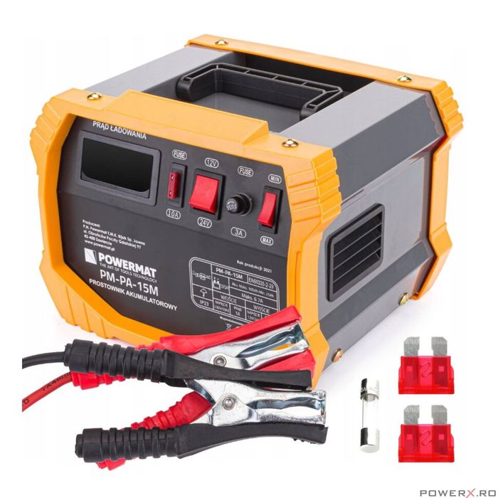 Redresor auto, 9A 12/24V pentru baterie 25-105 ah, Powermat