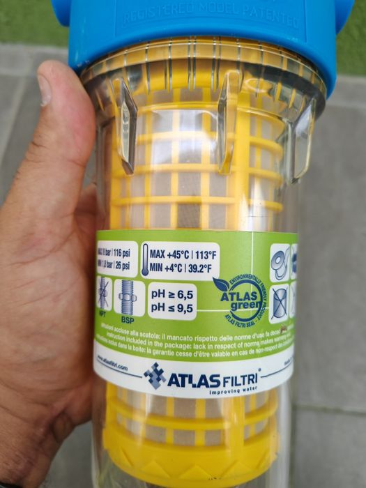 Filtru apa, cu autocuratare, ATLAS Filtri Hydra 3/4 - RLH, 90 mcr