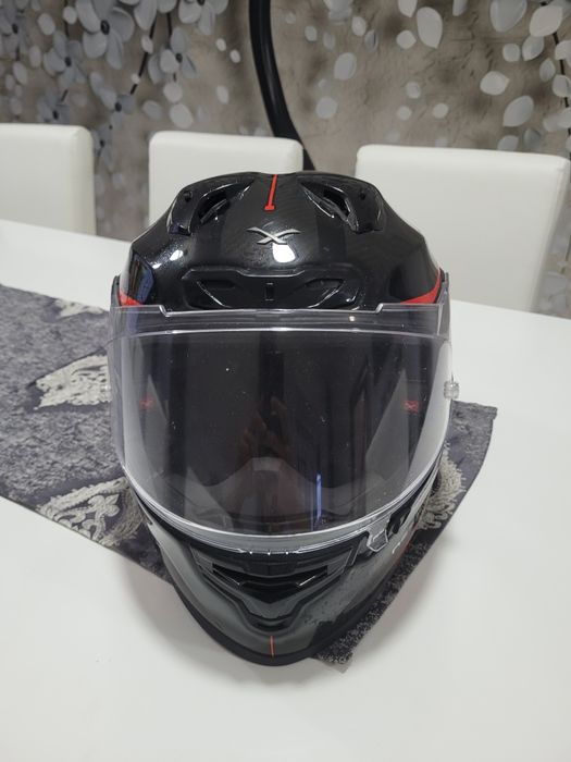Casca moto carbon