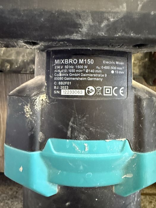 Миксер за строителни смеси COLLOMIX MIXBRO 150