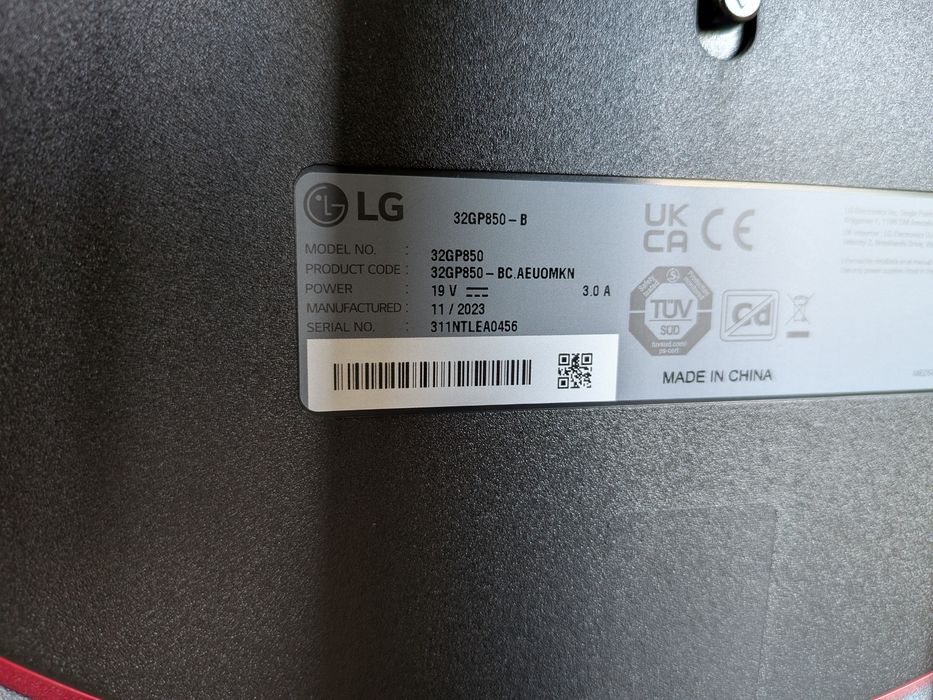Monitor Gaming LG UltraGear 32GP850-B