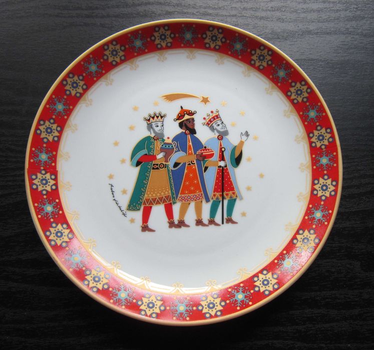 cadou rar Craciun Farfurii colectie BarbaraF. Germany 1984, 1985, 1986