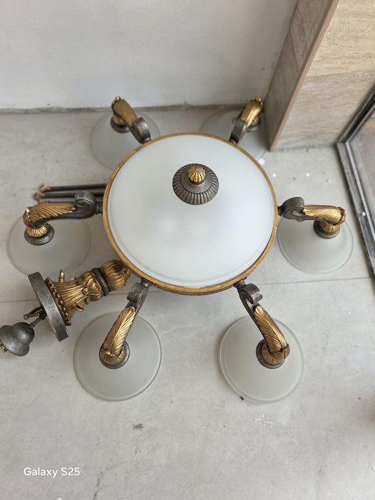 Люстра 6 рожковая + бра 2 шт.