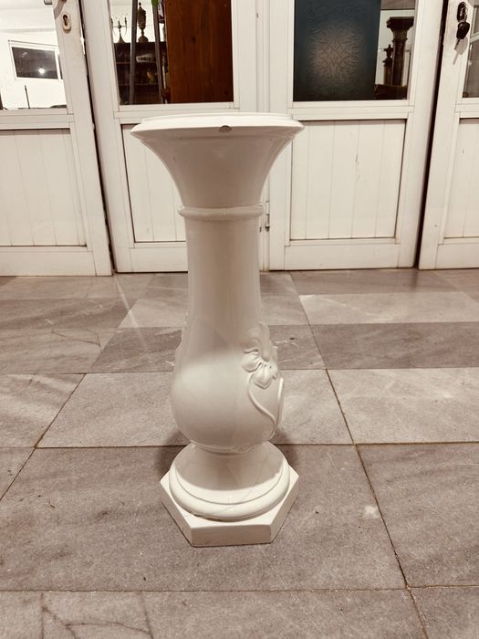 Италианска декоративна керамична поставка / постамент  от 70-те