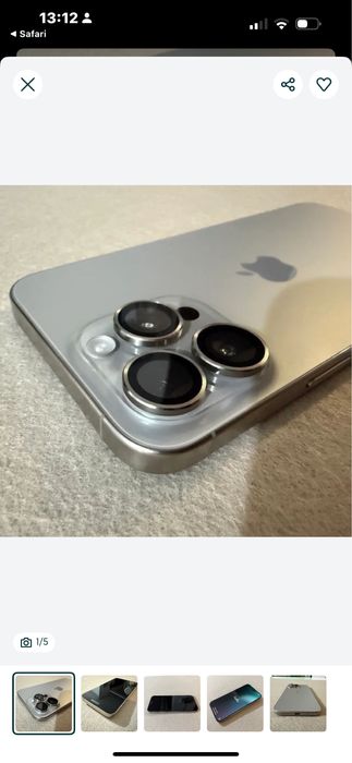 Iphon 15 pro maks. B/U