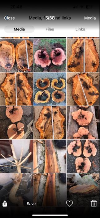 Янове,дъски и шайби,от орех,дъб,бряст