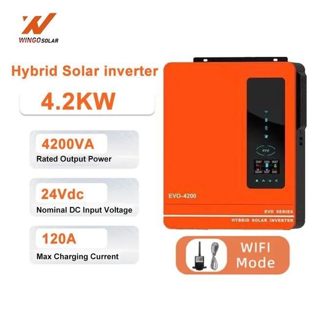 4,2 - кВт он/офф грид гибрид инвертор 1-фаза