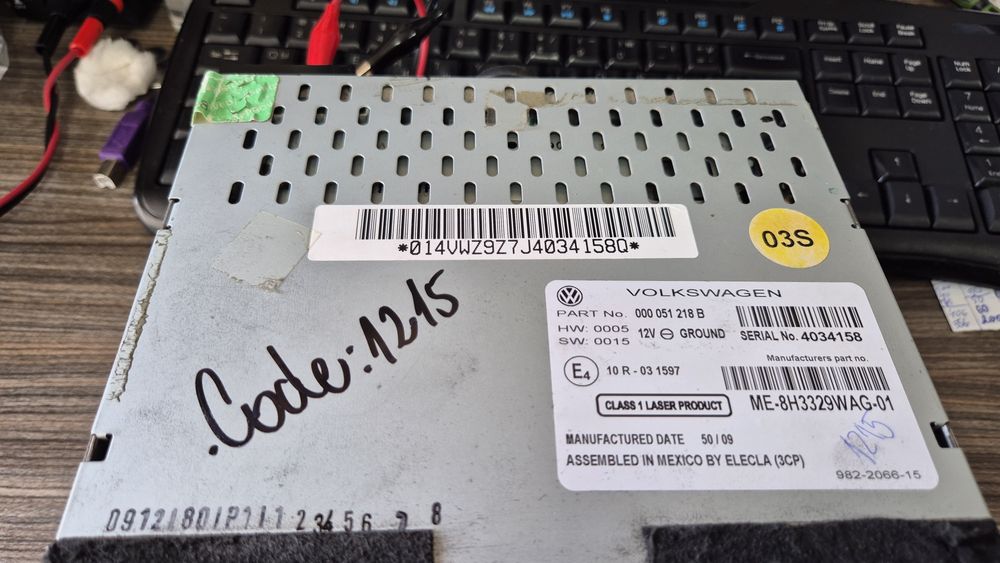Vw radio oem с bluetooth и usb Golf 4,passat b5,и др.