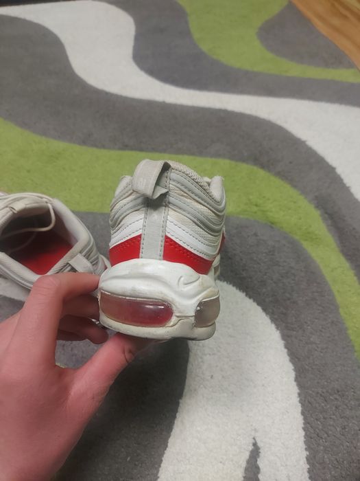 Nike air max 97 red and white