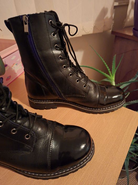 Боти естествена кожа