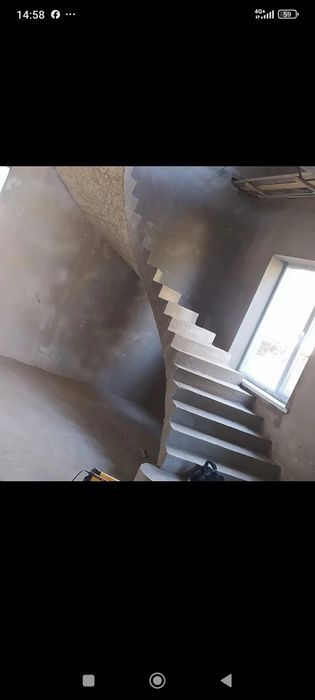 Бетонный лестница узбек бригада