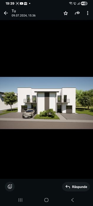 Vand apartament cu teren  str merilor 108000 plus tva