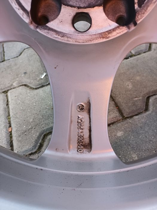 4jante 5x112 R18 originale mercedes c-class an două lățimi