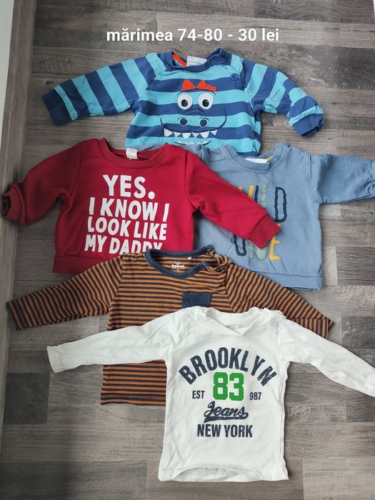 Lot 5 bluze băiat