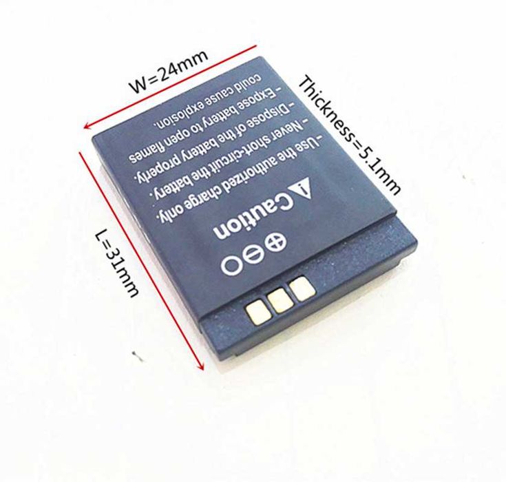 Батерия LQ-S1 за смарт часовник DZ09, A1, V8, X6, AB-S1, DJ-09, GJD..