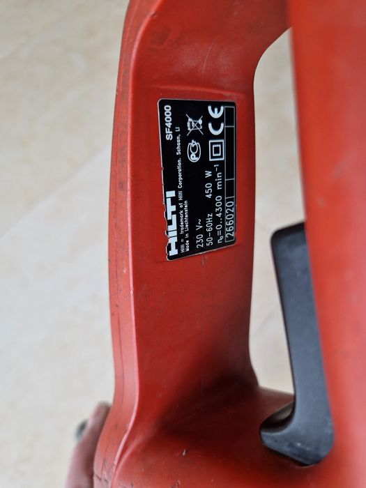 Hilti SF 4000 - masina de insurubat