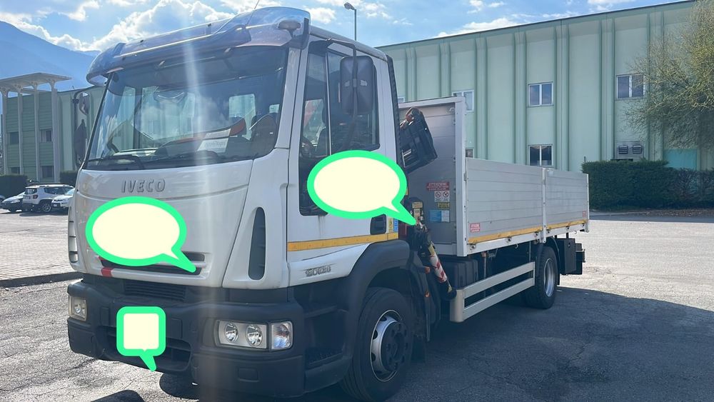 Iveco euro cargo 12 t cu macara