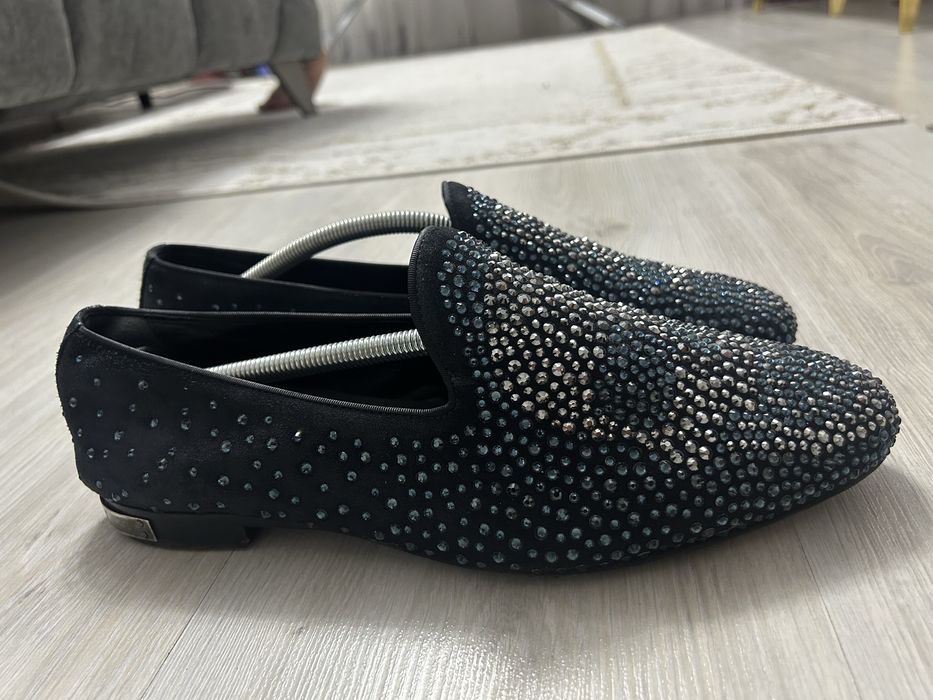 Vand mocasini Philip Plein in pietre Swaroswsky originali