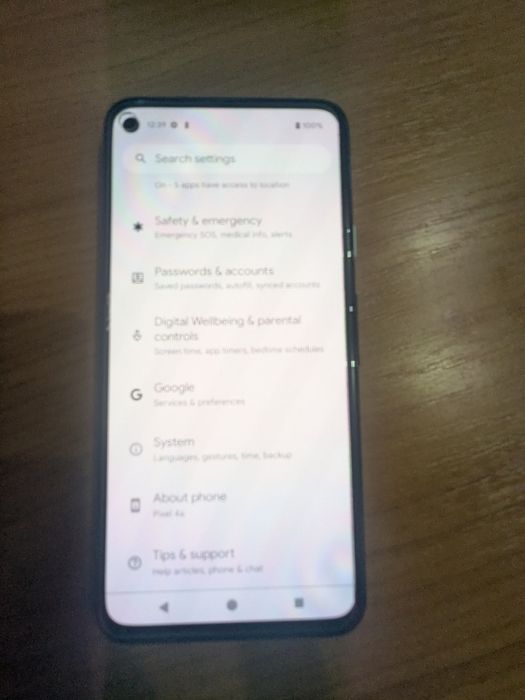 Google  pixel  4a