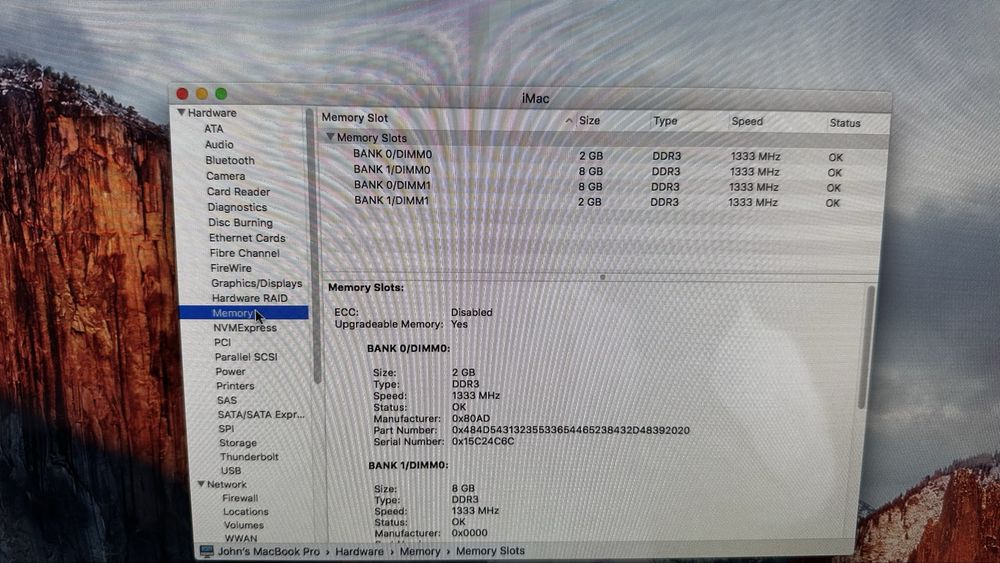 iMac 2011, Intel Core i5, 2,5 GHz, 21.5-inch