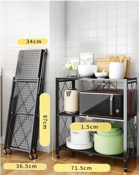 Этажерка для кухни и не только Из железо Легко собрать и убирать